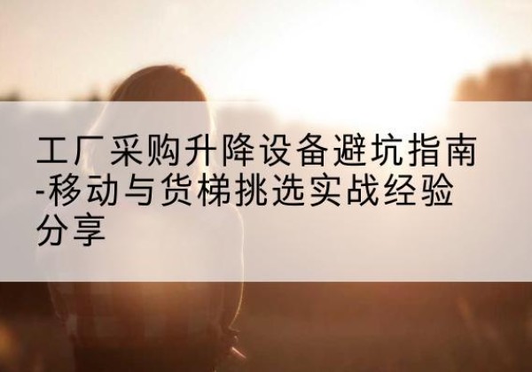房县移动式升降机怎么选-工厂采购升降设备避坑指南-移动与货梯挑选实战经验分享